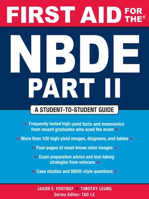 cover image of First Aid for the&#174; NBDE, Part II